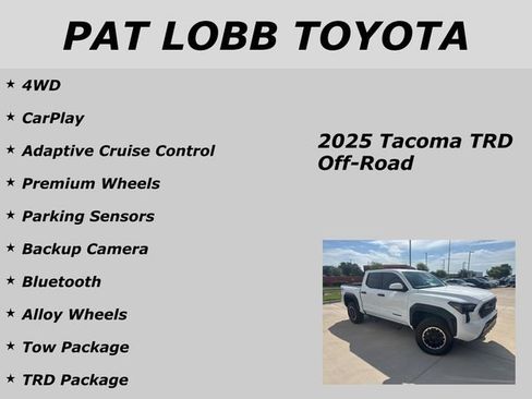 Used 2025 Toyota Tacoma TRD Off-Road AWD/4WD image 16