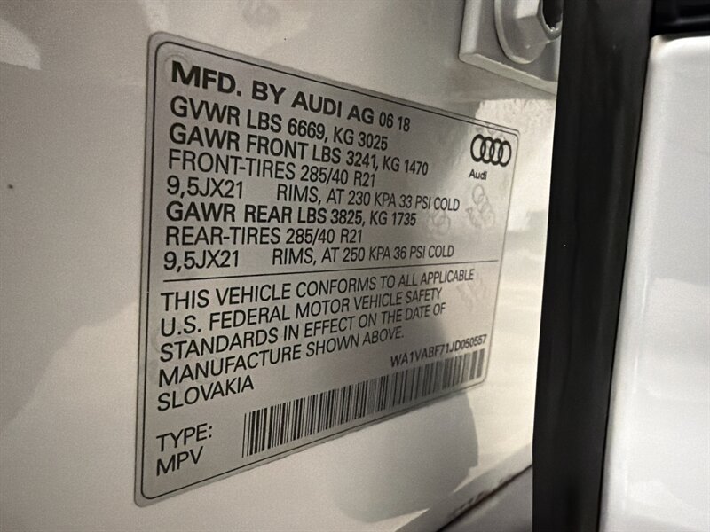 Used 2018 Audi Q7 3.0T Prestige w/ Prestige Package AWD/4WD image 63