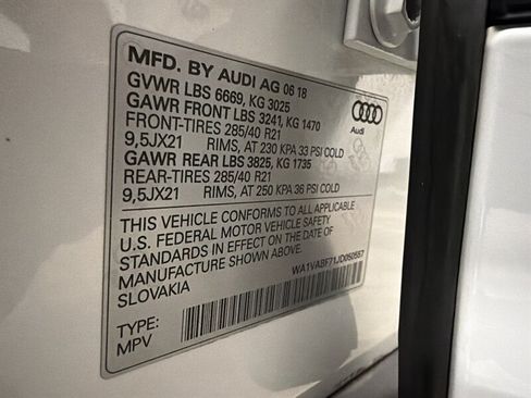Used 2018 Audi Q7 3.0T Prestige w/ Prestige Package AWD/4WD image 63