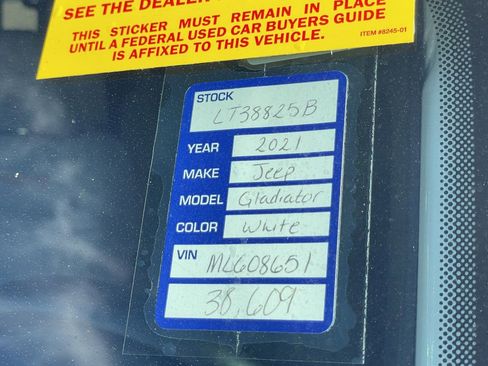 Used 2021 Jeep Gladiator Mojave w/ Safety Group image 12