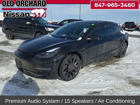 Used 2021 Tesla Model 3 Performance image 1