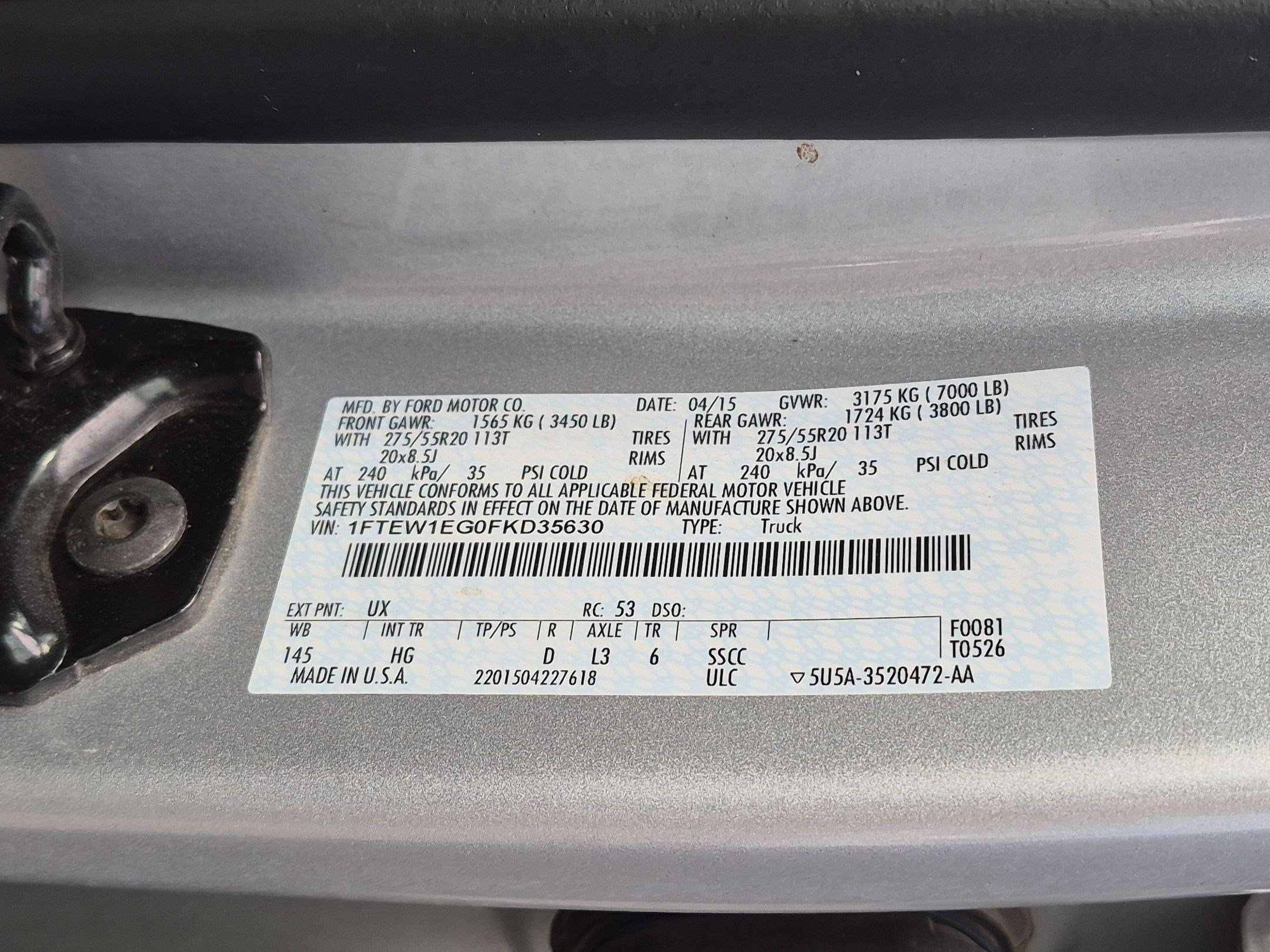Used 2015 Ford F150 Lariat AWD/4WD image 32