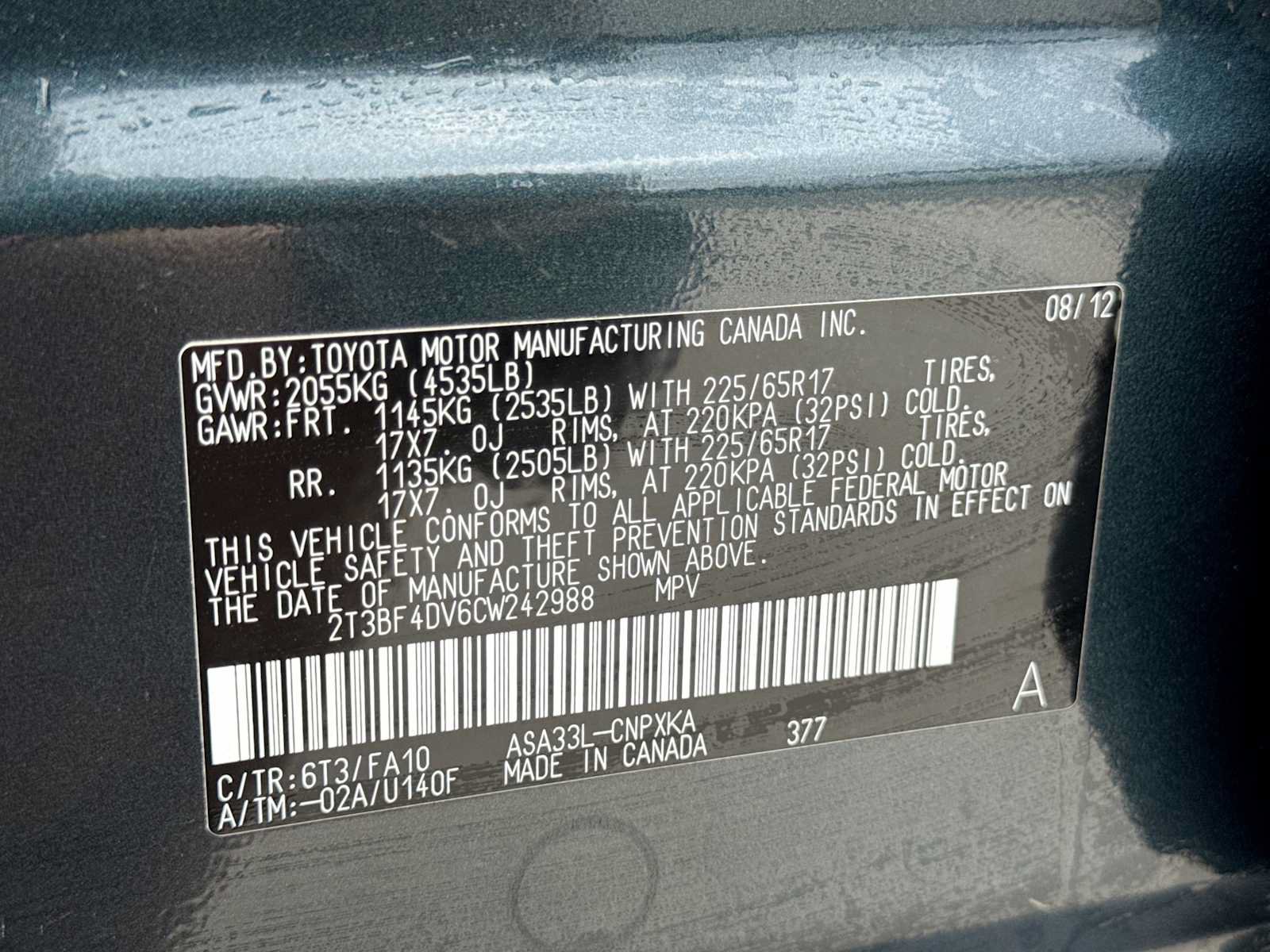 Used 2012 Toyota RAV4 4WD w/ Upgrade Value Pkg image 35