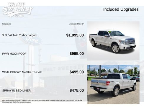 Used 2013 Ford F150 Platinum AWD/4WD image 11