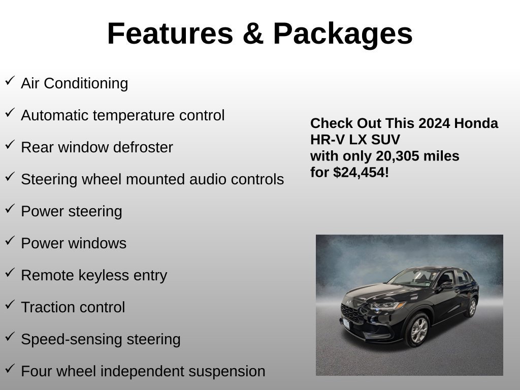 Used 2024 Honda HR-V LX image 8