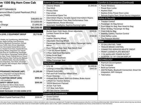 Certified 2022 RAM 1500 Big Horn AWD/4WD image 44