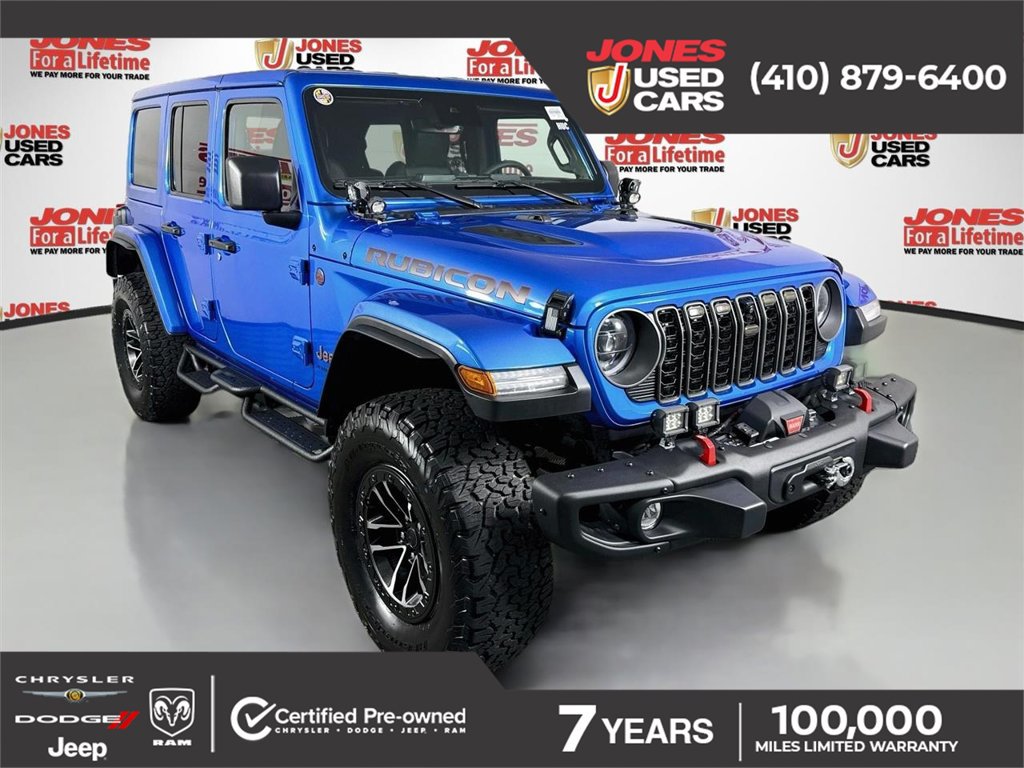 Used 2025 Jeep Wrangler Unlimited Rubicon AWD/4WD image 1