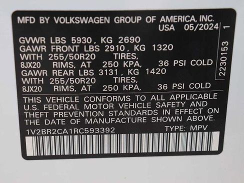 Used 2024 Volkswagen Atlas SEL image 39