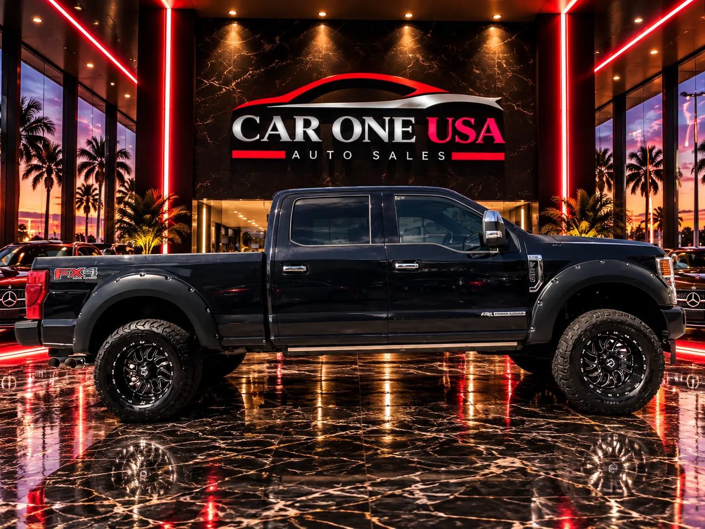Used 2020 Ford F250 Platinum w/ FX4 Off-Road Package AWD/4WD image 2
