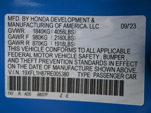 Used 2024 Honda Civic Sport Touring image 37