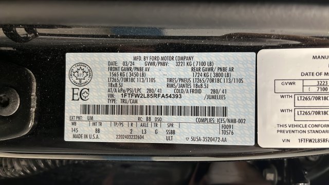 Used 2024 Ford F150 STX w/ Equipment Group 201A FX4 AWD/4WD image 25