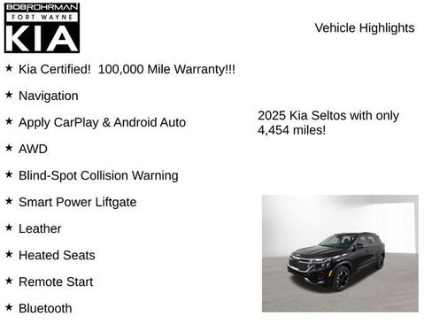 Certified 2025 Kia Seltos EX image 7