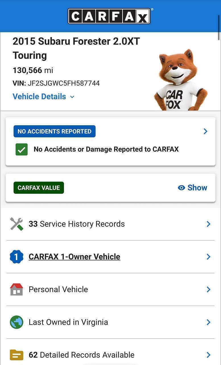 Used 2015 Subaru Forester 2.0XT Touring w/ Eyesight & Navigation System AWD/4WD image 3