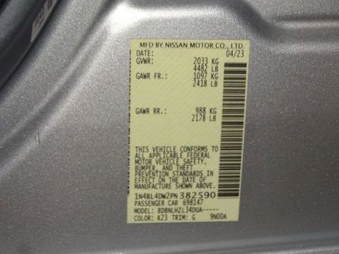 Used 2023 Nissan Altima 2.5 SV image 20