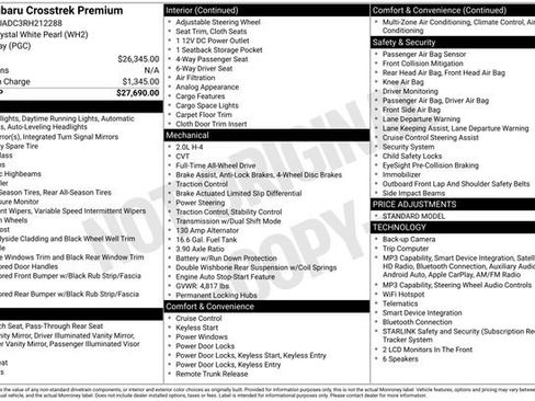 Certified 2024 Subaru Crosstrek 2.0i Premium image 3