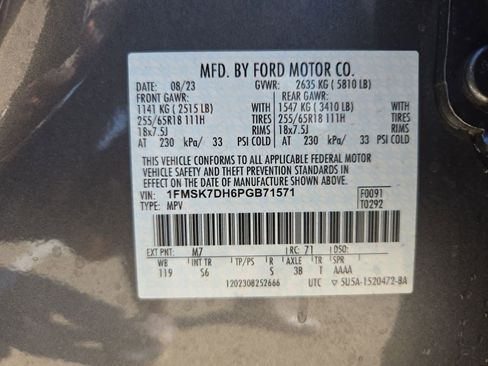 Used 2023 Ford Explorer XLT w/ Equipment Group 202A image 32