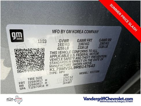 Certified 2024 Chevrolet TrailBlazer ACTIV w/ Driver Confidence Package FWD image 29