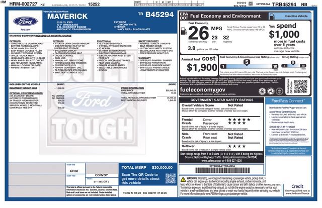 New 2026 Ford Maverick XL FWD image 6