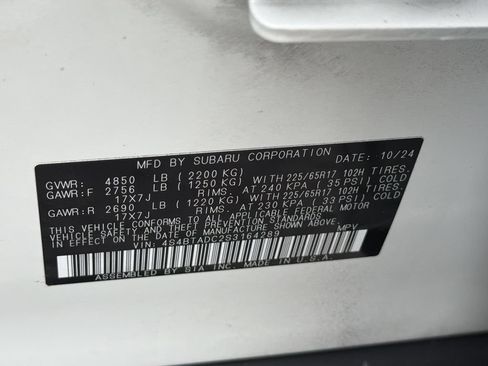 Certified 2025 Subaru Outback Premium AWD/4WD image 33