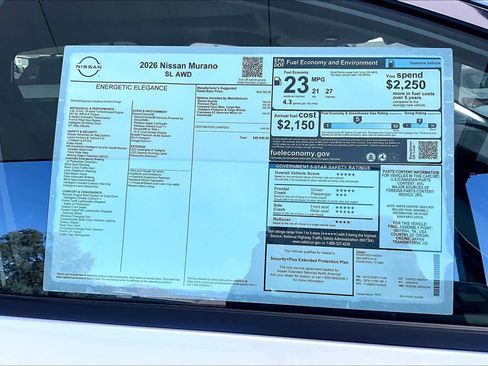New 2026 Nissan Murano SL image 19