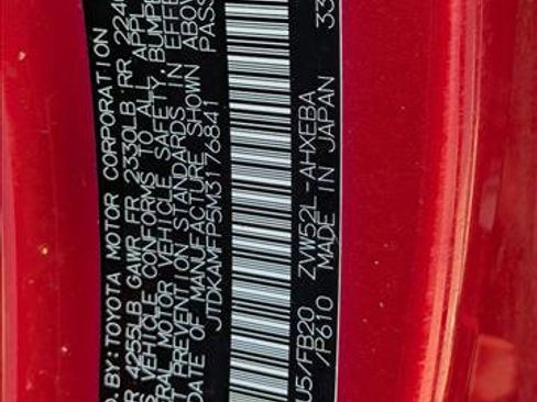 Certified 2021 Toyota Prius Prime LE image 24