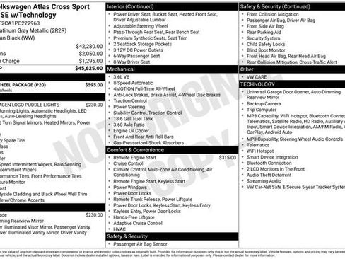 Used 2023 Volkswagen Atlas Cross Sport SE w/ Black Wheel Package AWD/4WD image 30