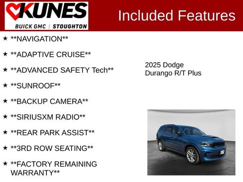 Used 2025 Dodge Durango R/T AWD/4WD image 2