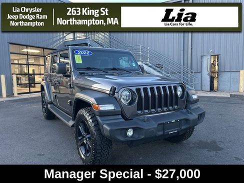 Used 2022 Jeep Wrangler Unlimited Sport image 1