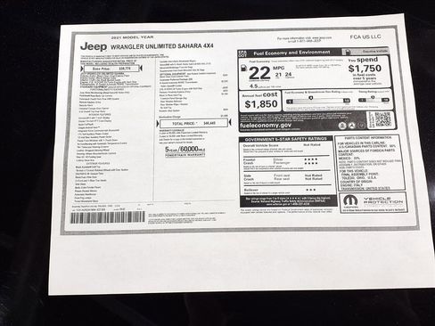 Certified 2021 Jeep Wrangler Unlimited Sahara image 23