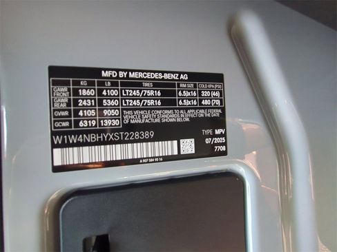 New 2025 Mercedes-Benz Sprinter 2500 image 14