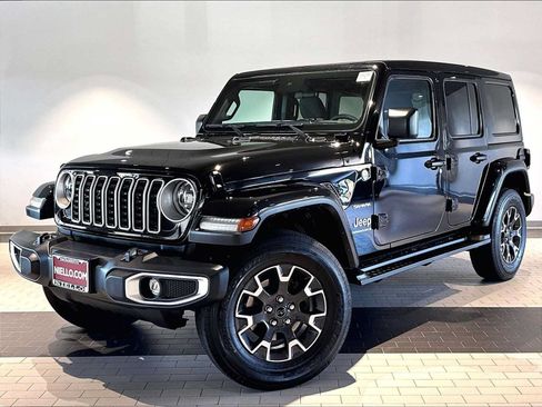 Used 2024 Jeep Wrangler Unlimited Sahara w/ Safety Group AWD/4WD image 1