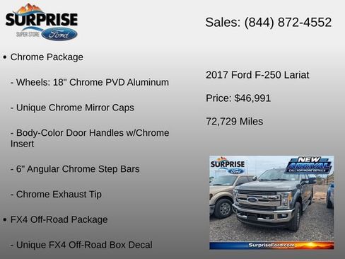 Used 2017 Ford F250 Lariat w/ Lariat Ultimate Package AWD/4WD image 6