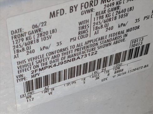 Used 2022 Ford Edge SEL AWD/4WD image 15