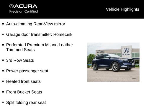 Certified 2024 Acura MDX SH-AWD w/ Technology Package image 21