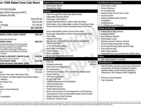 Used 2015 RAM 1500 Rebel AWD/4WD image 2