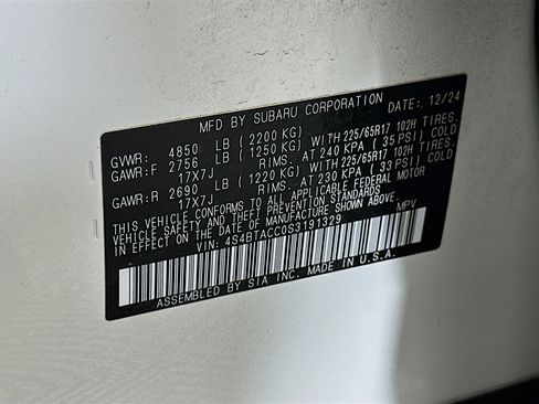 Used 2025 Subaru Outback Premium image 12