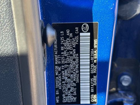 Used 2021 Lexus ES 350 F Sport w/ Accessory Package 2 image 35