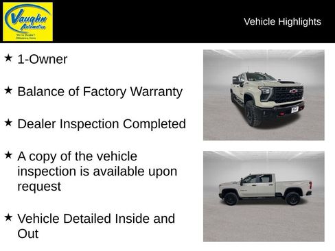 Used 2026 Chevrolet Silverado 2500 ZR2 w/ LPO, Dark Essentials Package image 2