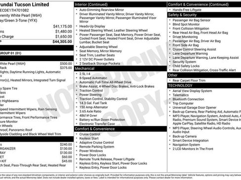 New 2026 Hyundai Tucson Limited AWD/4WD image 25