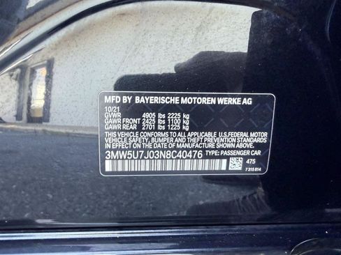 Used 2022 BMW M340i w/ Premium Package RWD image 36