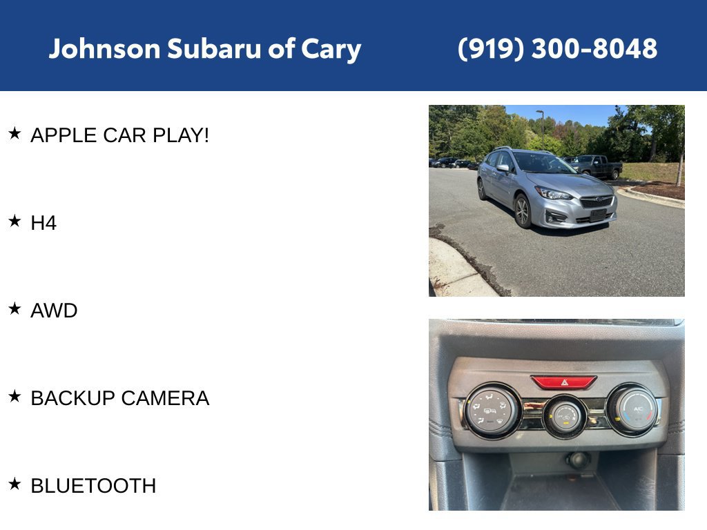 Used 2019 Subaru Impreza 2.0i Premium w/ Eyesight & BSD/Rcta & SRF AWD/4WD image 12