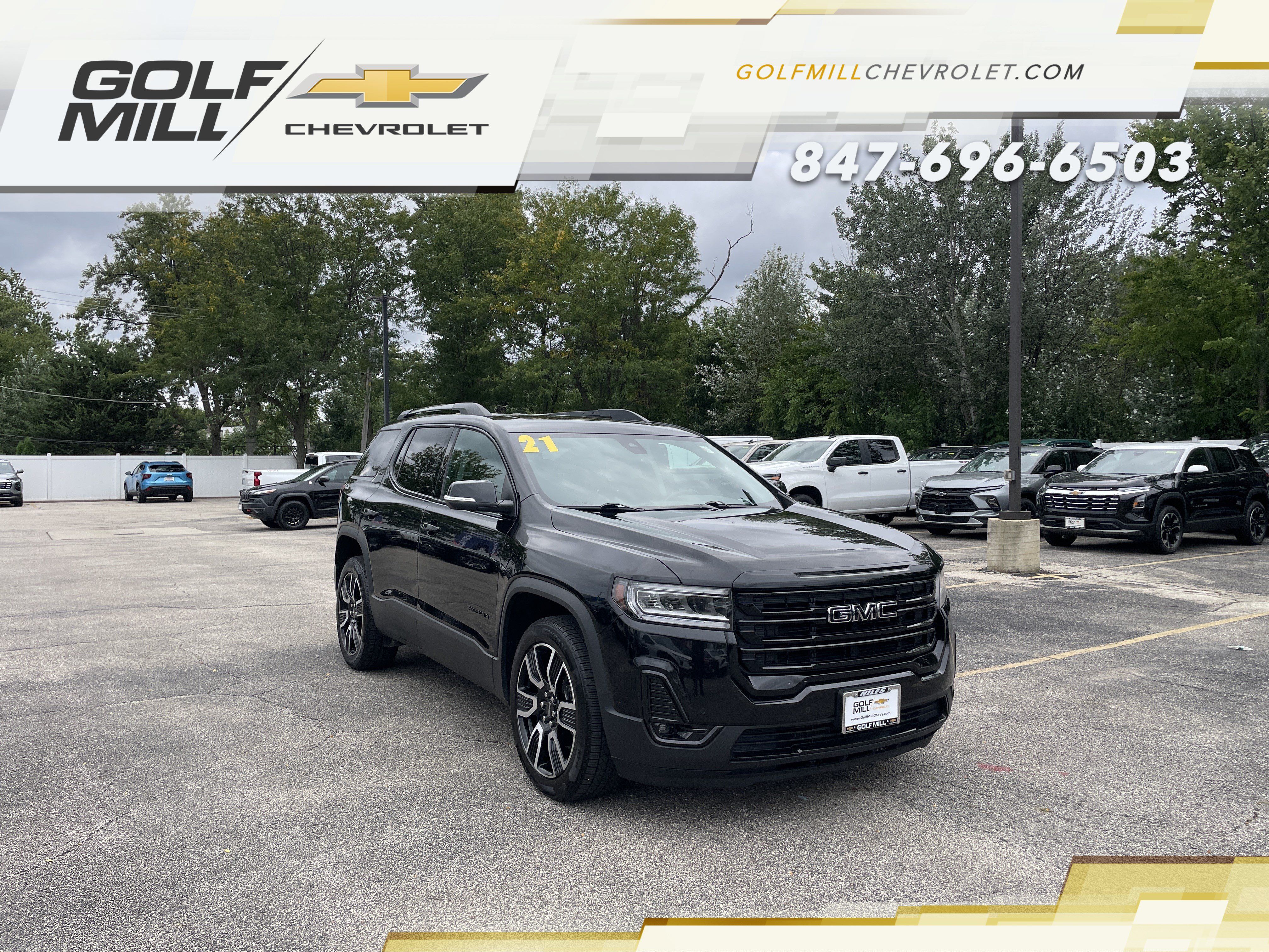Used 2021 GMC Acadia SLT w/ Elevation Edition AWD/4WD image 4