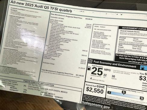 New 2025 Audi Q5 Premium Plus w/ Premium Plus image 19