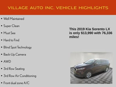 Used 2019 Kia Sorento LX image 7