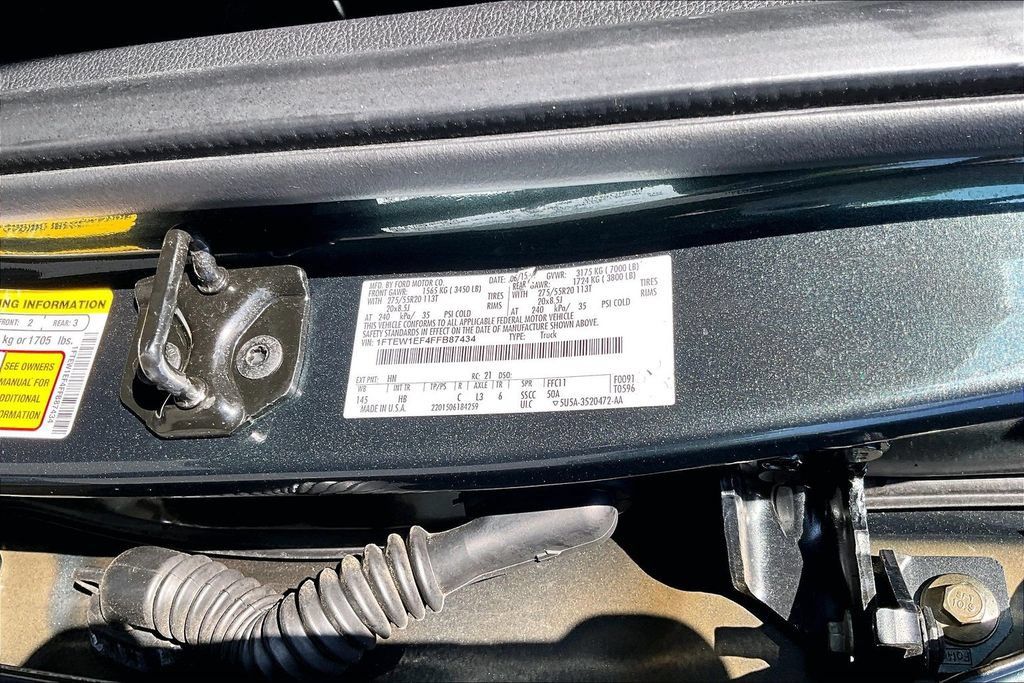Used 2015 Ford F150 Lariat AWD/4WD image 14