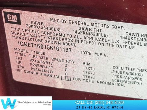 Used 2005 GMC Envoy XL SLT image 18