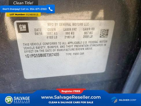 Used 2014 Chevrolet Cruze LTZ w/ RS Package image 16