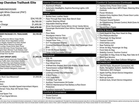 Used 2019 Jeep Cherokee Trailhawk image 28