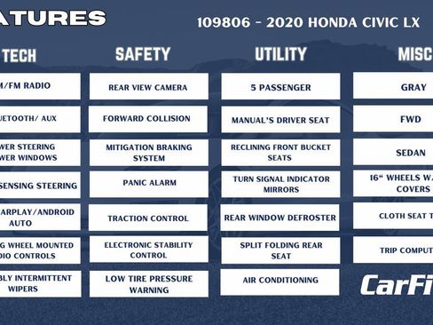 Used 2020 Honda Civic LX image 32
