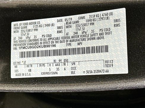 Used 2019 Ford Escape SE image 29